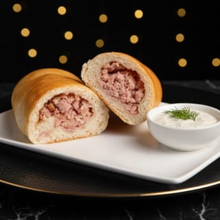 -Ham and Cheese Cachito/Cachito Jamon y Queso