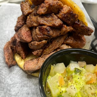 -Arepa NY Steak 8oz.