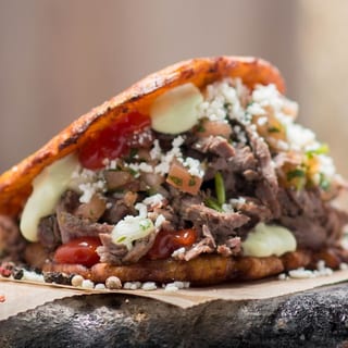 Patacon Carne al Grill