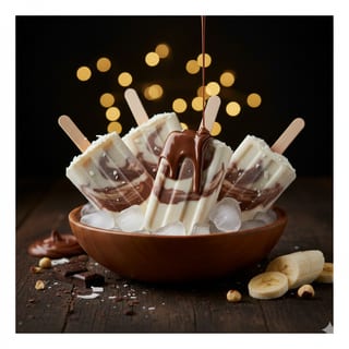 Paleta Banana & Dulce de Leche